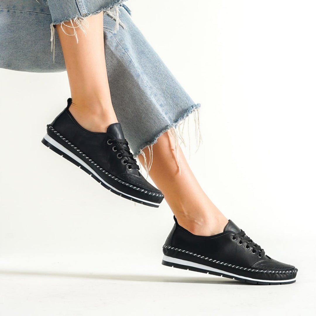 Lace Up Brogue Style Shoes