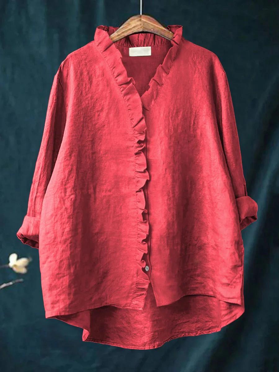 Ruffled Shirt for Women