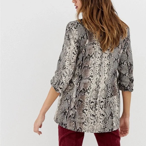 Snake print Blazer