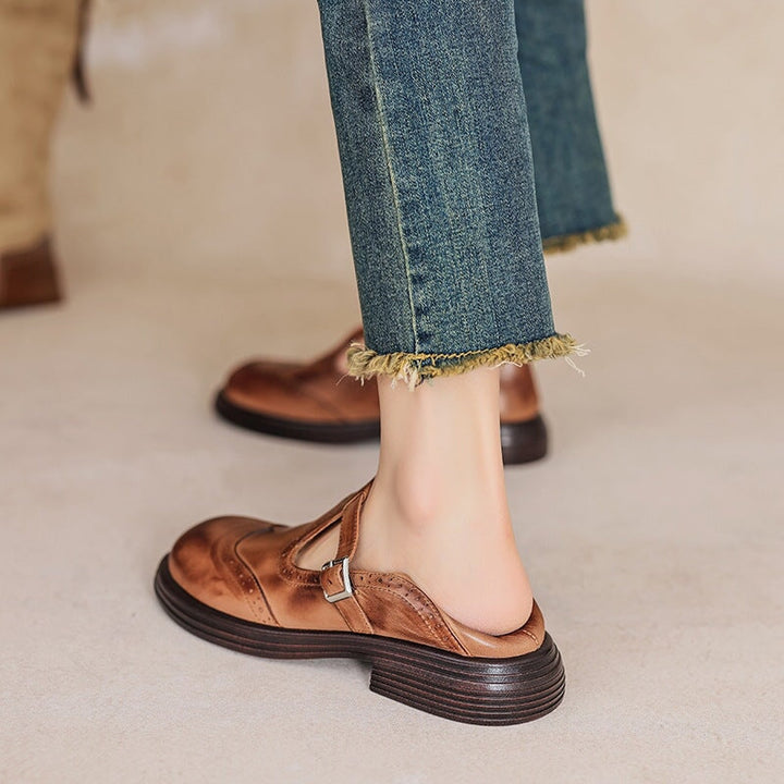 Urban Leather Mary Sandals