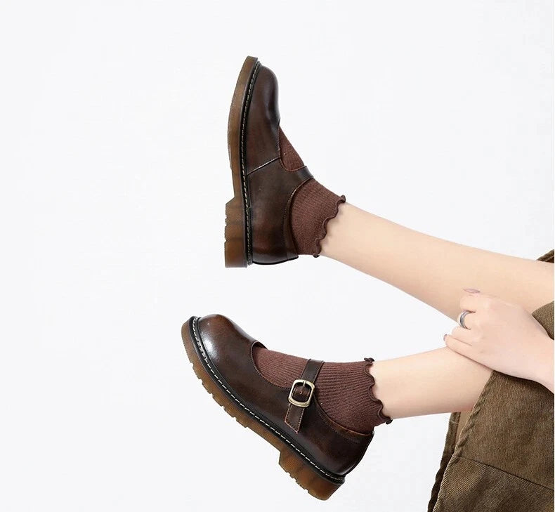 College Style Mary Jane Shoes
