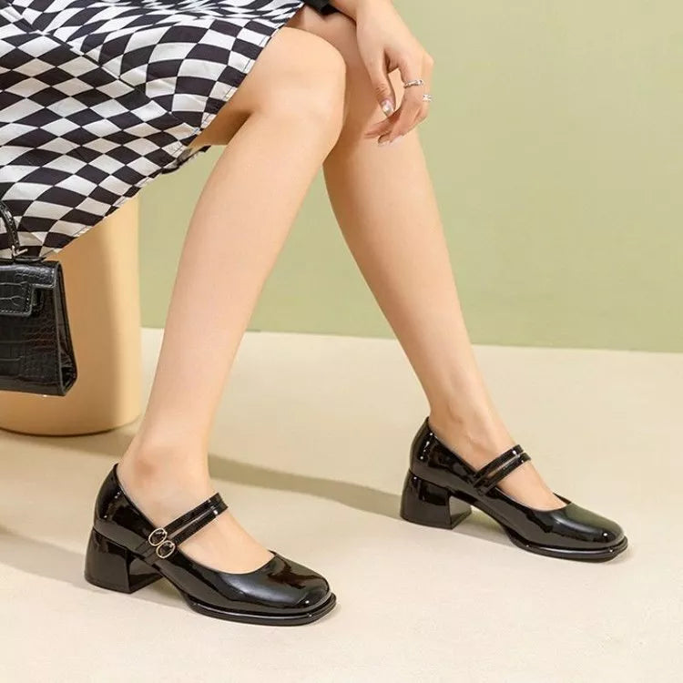Vintage Chunky Heel Shoes