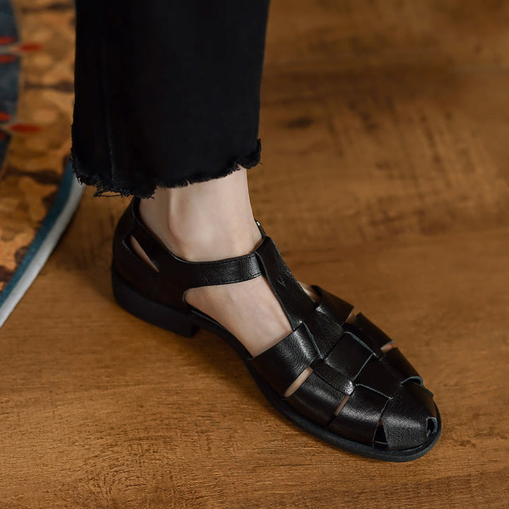 Retro Buckle Shoes