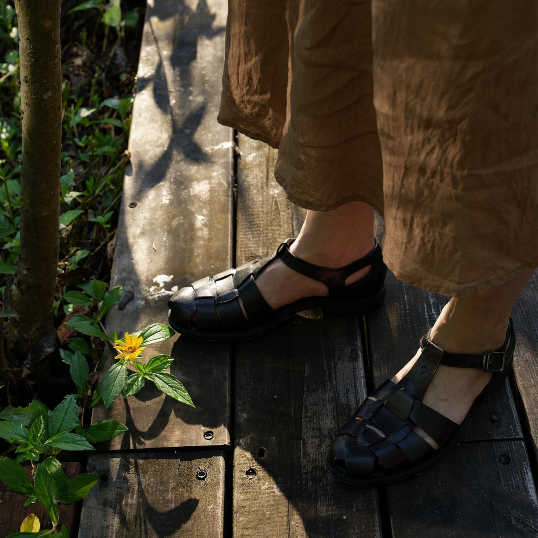 Retro Buckle Shoes