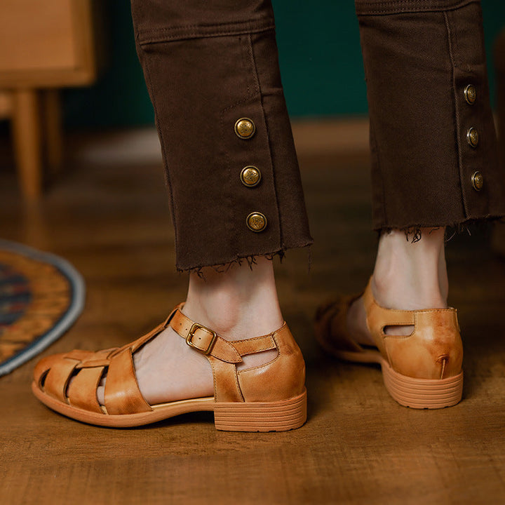 Retro Buckle Shoes