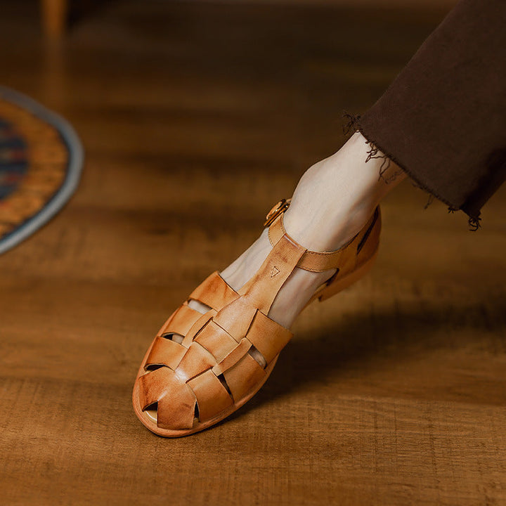 Retro Buckle Shoes