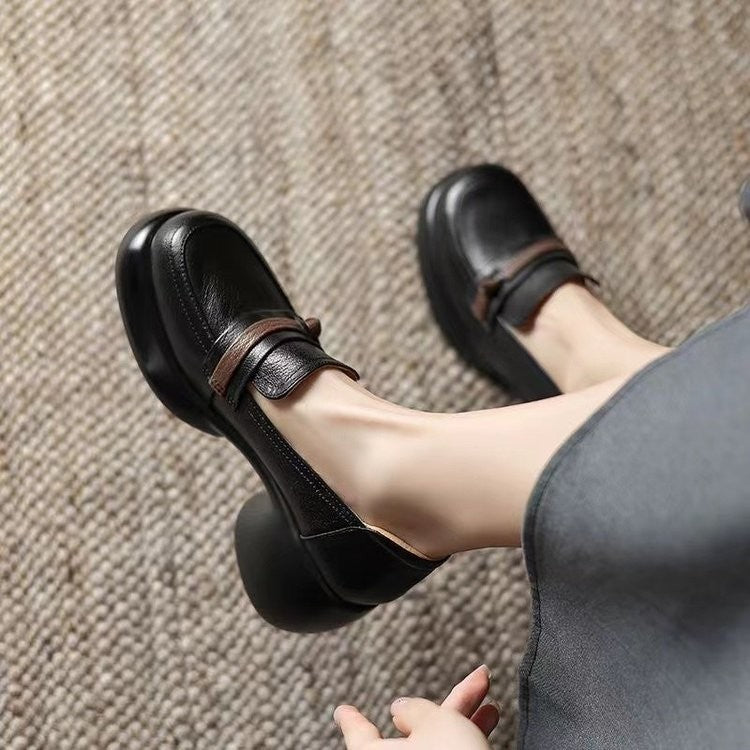 Round Head Platform Shoes